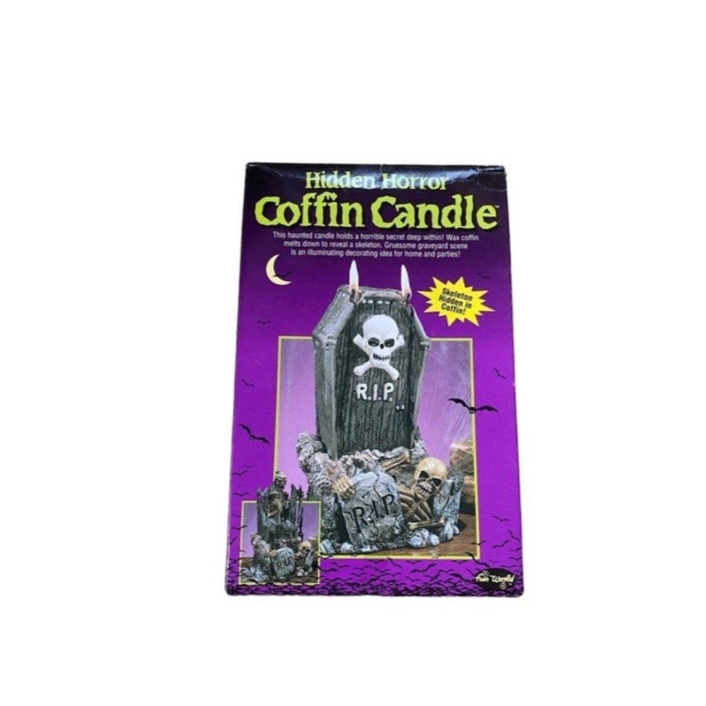 Fun world Easter unlimited coffin candle skeleton